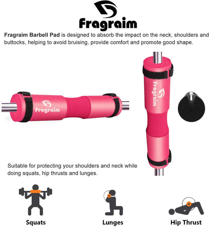 Squat Pad, Barbell Pad, Foam Sponge Pad, Squat Bar Neck Pad, Training Weightlifting Cushion Women & Men for Lunges, Squats and Hip Thrusts