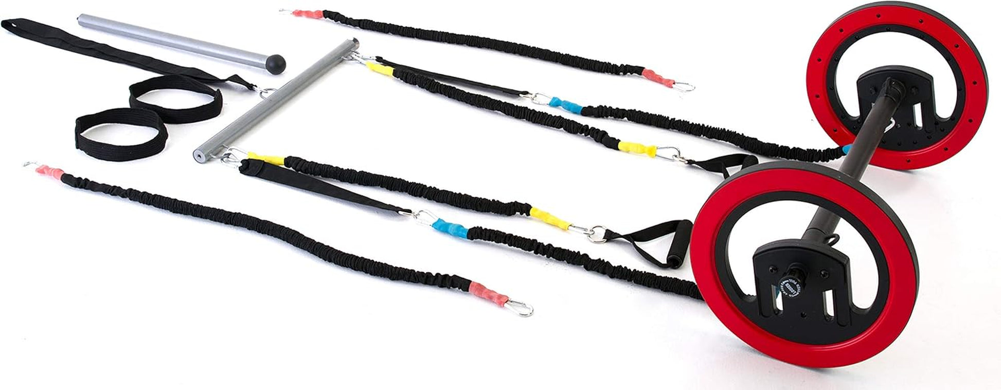 Professional Pilates Wheel – Portable Pilates Machine – Crafted by Expert Instructors – Includes Resistance Bands and Anchor System – Suitable for All Fitness Levels – Complimentary Online Classes Available